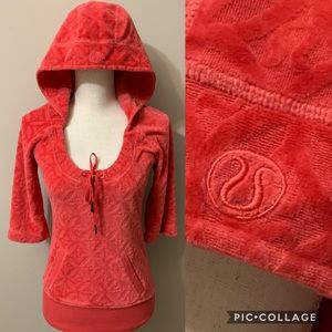 Special edition Lululemon velour hoodie - 3/4 sleeves